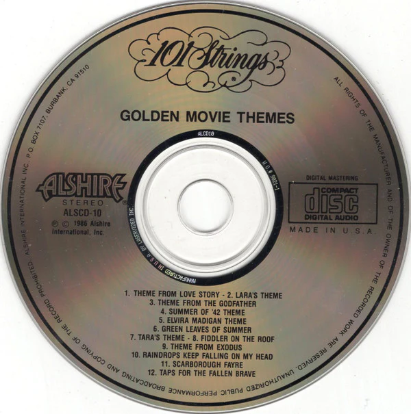 101 Strings / Golden Movie Themes - CD, Album (VG+/VG+) - Image 3