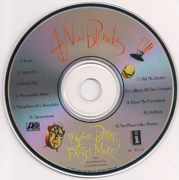 4 Non Blondes / Bigger, Better, Faster, More! - CD, Album, Club, RE (VG+/VG+) - Image 3