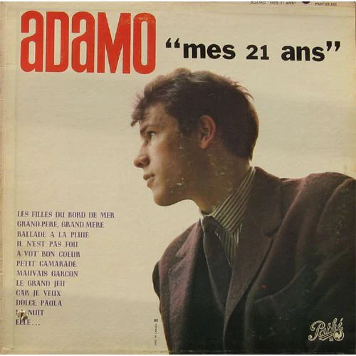 Adamo / Mes 21 Ans - LP, Album, Mono (VG+/VG+)