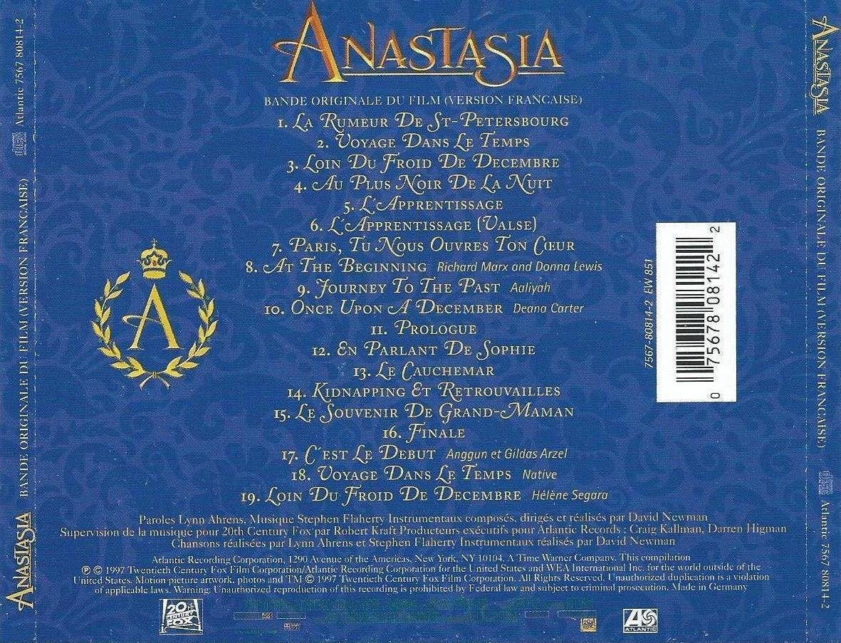 Soundtrack / Anastasia - CD (Used) - Image 3