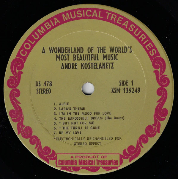 André Kostelanetz And His Orchestra / A Wonderland Of The World's Most Beautiful Music - 7xLP, Comp + Box (VG+/VG+) - Image 5