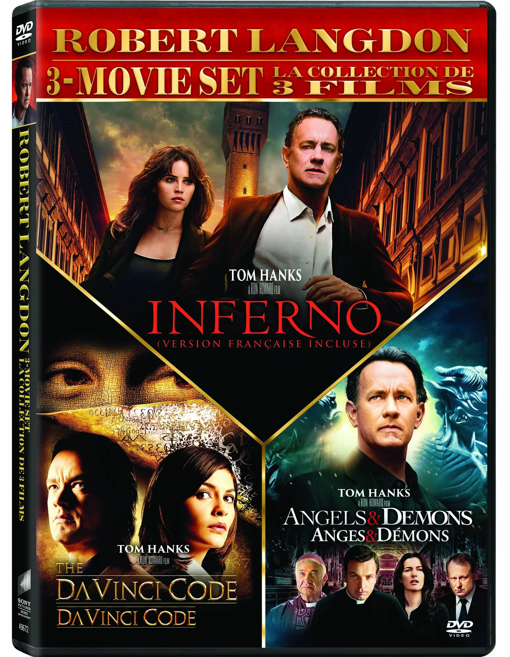 Angels and Demons / Da Vinci Code, the / Inferno - Set (bilingual)