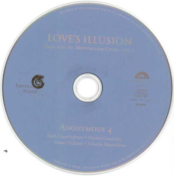 Anonymous 4 / Love's Illusion - CD, Album, RE (VG+/VG+) - Image 4