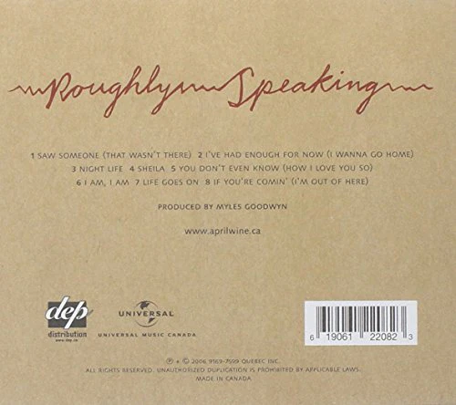 April Wine / Roughly Speaking - CD (Used) - Image 2