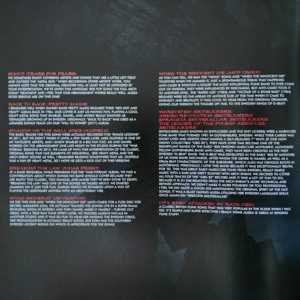 Arch Enemy / Covered In Blood - 2xLP, Comp (M/M) - Image 5