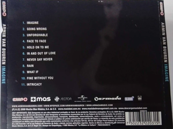 Armin Van Buuren / Imagine - CD, Album (VG+/VG+) - Image 5