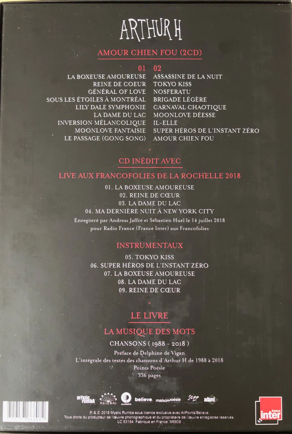 Arthur H / Amour Chien Fou - Box, Dlx, Ltd + 2xCD, Album + CD (M/M) - Image 2
