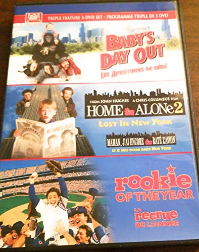 Bababy's Day Out Home Alone 2 Rookie of the Year (bilingual triple movies)