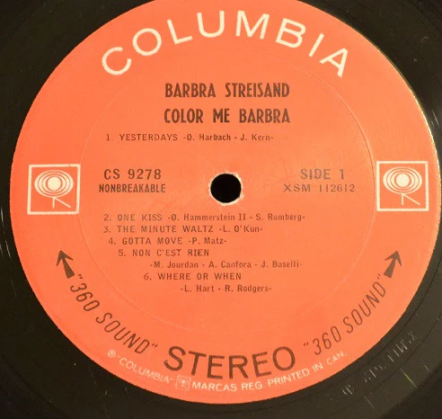 Barbra Streisand - Color Me Barbra (LP, Album) (Good Plus (G+)) - Image 3