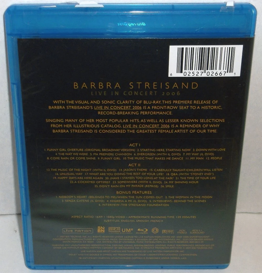 Barbra Streisand: Live in Concert 2006 - Image 3