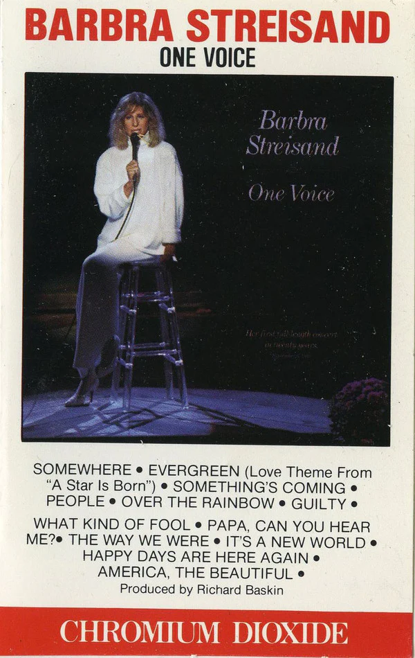 Barbra Streisand / One Voice - Cass, Album, Club, CrO (VG+/VG+)