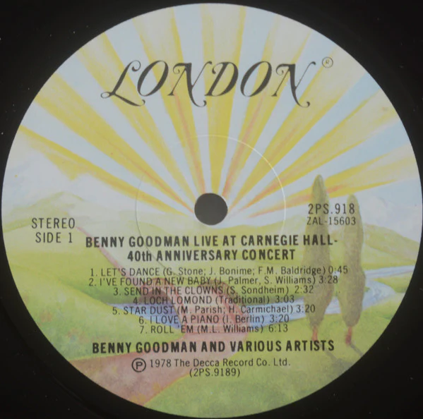 Benny Goodman / Live At Carnegie Hall 40th Anniversary Concert - 2xLP, Album (VG+/VG+) - Image 4