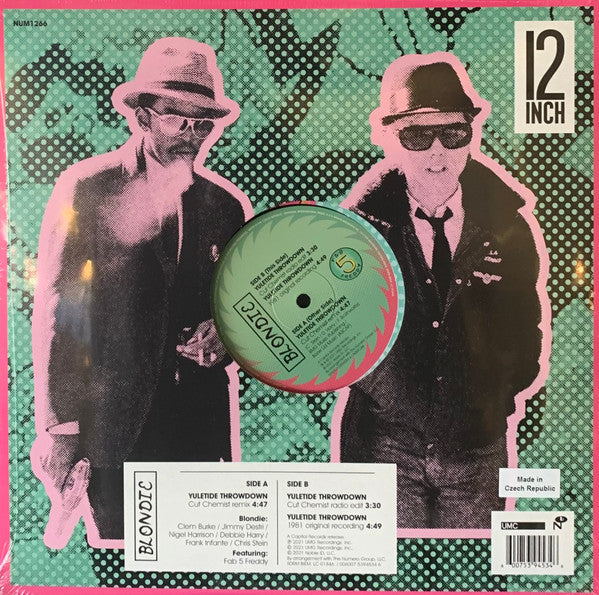 Blondie Featuring Fab 5 Freddy / Yuletide Throwdown - 12", EP, RM, 180 (M/M) - Image 2