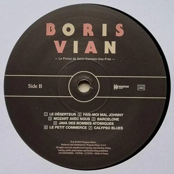Boris Vian / Le Prince De Saint-Germain-des-Prés - LP, Comp (M/M) - Image 4