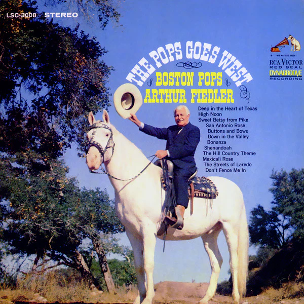 Boston Pops Orchestra, Arthur Fiedler / The Pops Goes West - LP, Album (VG/VG)
