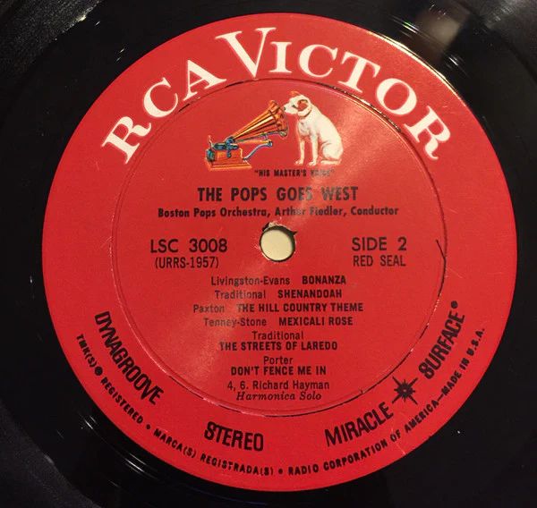 Boston Pops Orchestra, Arthur Fiedler / The Pops Goes West - LP, Album (VG/VG) - Image 4