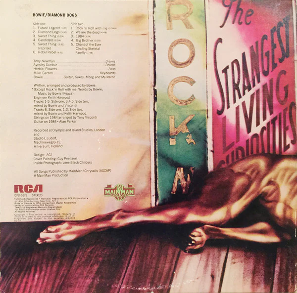 David Bowie / Diamond Dogs - LP Used (VG/VG) - Image 3