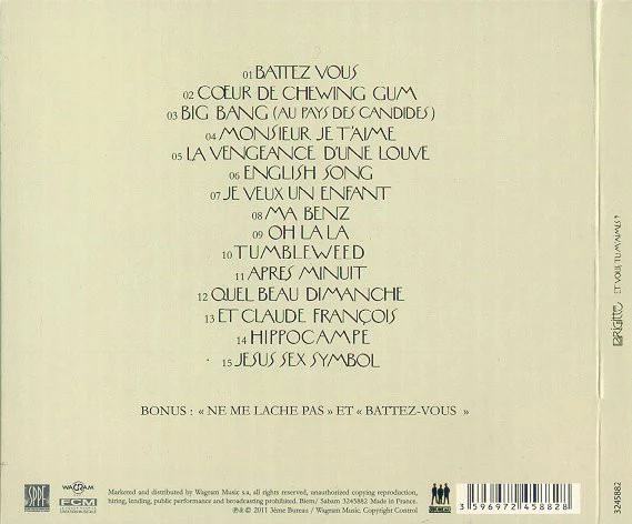 Brigitte / Et Vous, Tu M'Aimes? - CD, Album, Dig (M/M) - Image 2