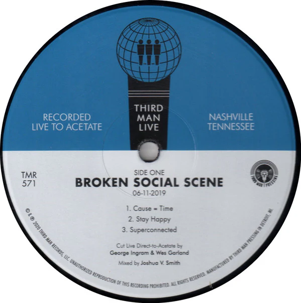 Broken Social Scene / Live At Third Man Records - LP, Album (M/M) - Image 3