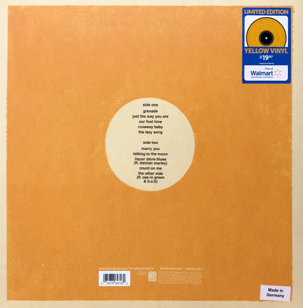 Bruno Mars / Doo-Wops & Hooligans - LP, Album, Ltd, Yel (M/M) - Image 2