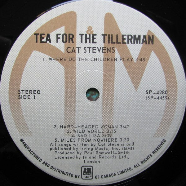 Cat Stevens / Tea For The Tillerman - LP, Album, RE (VG+/VG+) - Image 3