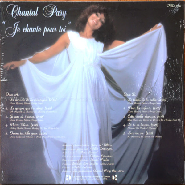 Chantal Pary / Je Chante Pour Toi - LP, Album (VG/VG) - Image 2