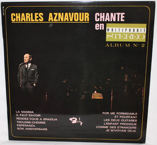 Charles Aznavour / Chante En Multiphonie Stéréo 2 - LP, Comp, RP (VG+/VG+) - Image 5