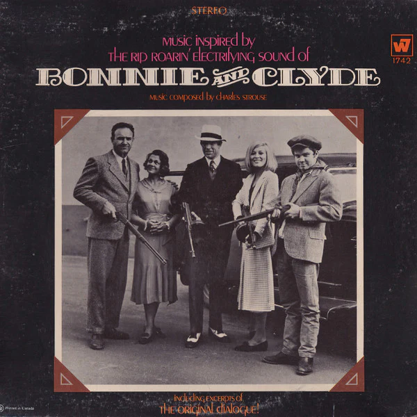 Charles Strouse / Music Inspired By The Rip Roarin' Electrifying Sound Of "Bonnie And Clyde" (The Original Motion Picture Score) - LP, Album (VG+/VG+)