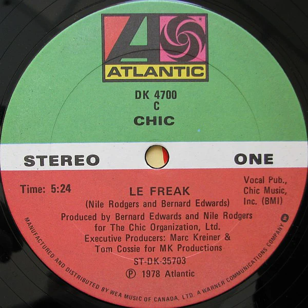 Chic / Le Freak - 12" (VG+/VG+)
