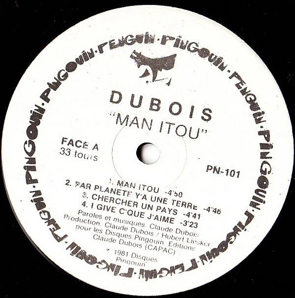 Claude Dubois / Man Itou - LP, Album (VG+/VG+) - Image 3