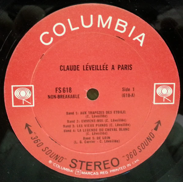 Claude Léveillée / Claude Léveillée à Paris - LP, Album (VG+/VG+) - Image 4