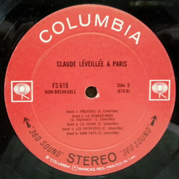 Claude Léveillée / Claude Léveillée à Paris - LP, Album (VG+/VG+) - Image 5