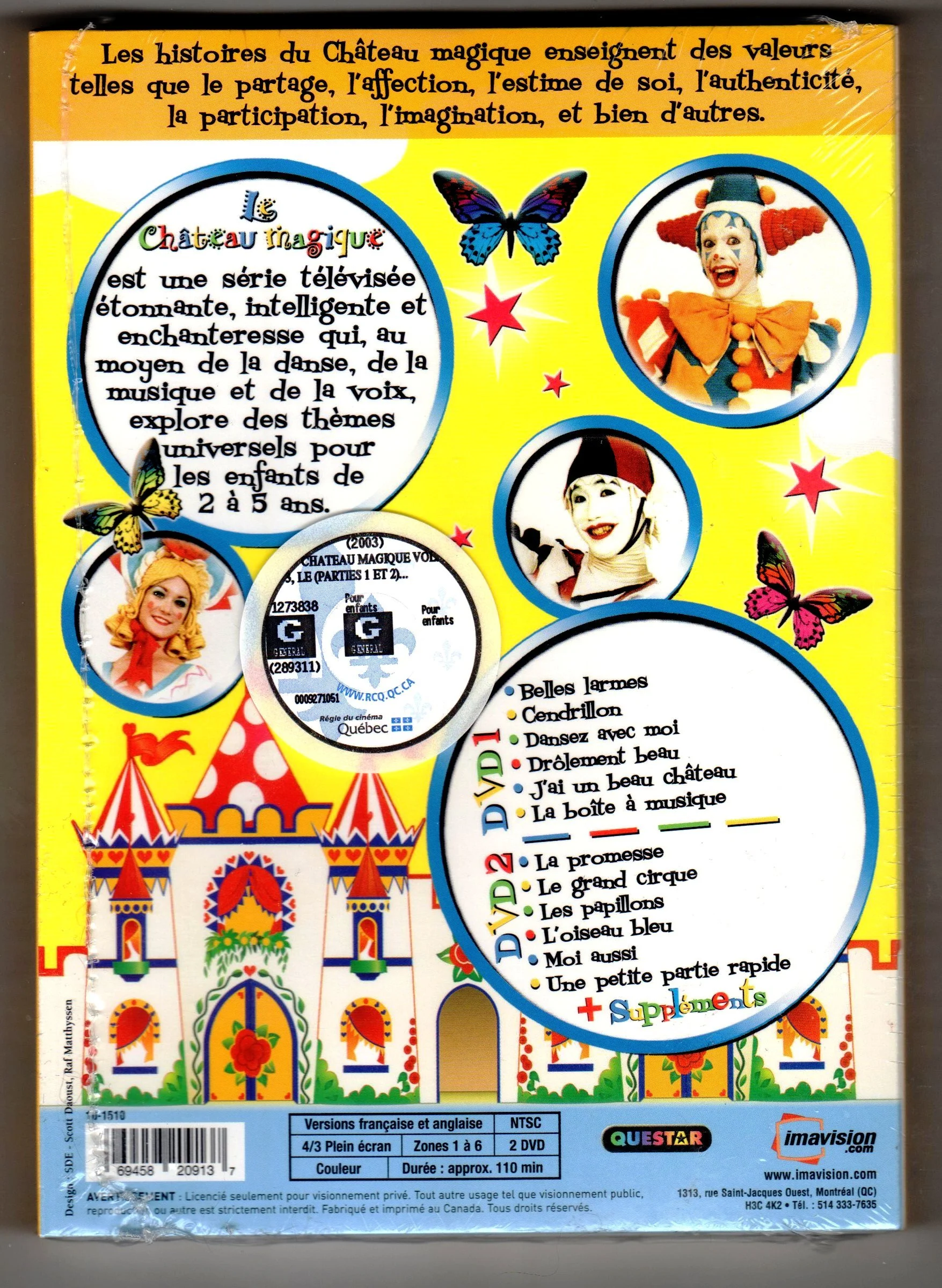 Coffret Château magique, v. 03 - DVD - Image 2