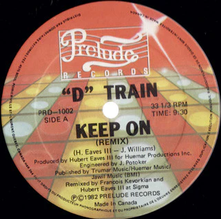 "D" Train / Keep On , You're The One For Me - LP Used 12"