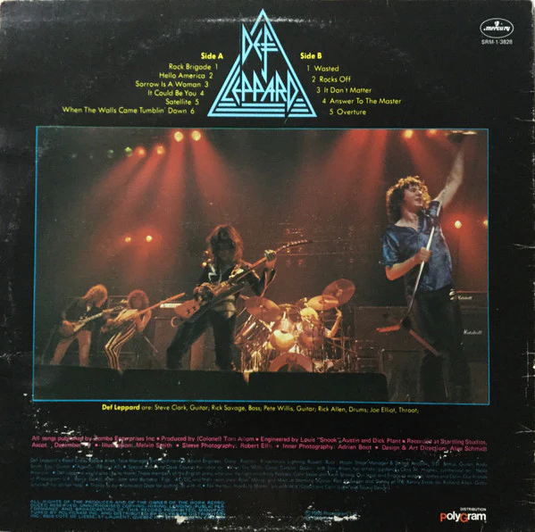 Def Leppard / On Through The Night - LP USED - Image 2