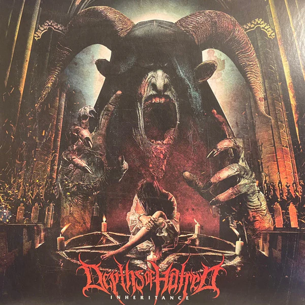Depths Of Hatred / Inheritance - LP, Album, Red (VG+/VG+)