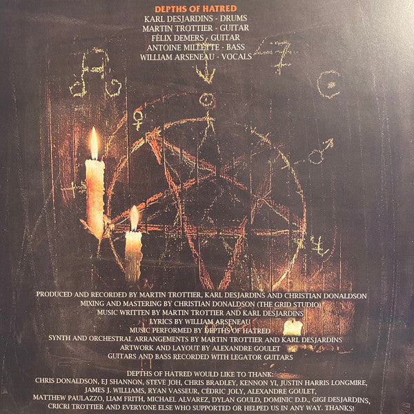 Depths Of Hatred / Inheritance - LP, Album, Red (VG+/VG+) - Image 4