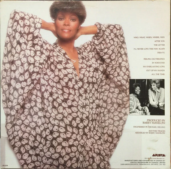 Dionne Warwick / Dionne - LP, Album (VG+/VG+) - Image 2