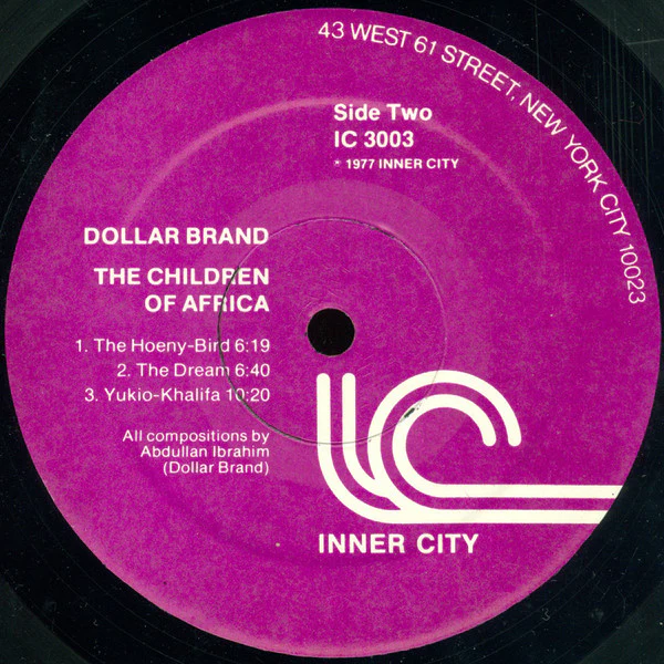 Dollar Brand / The Children Of Africa - LP, Album (VG/G+) - Image 4