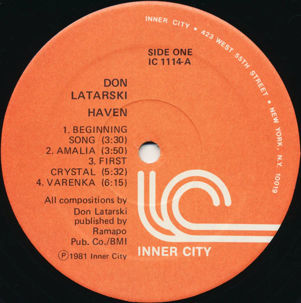 Don Latarski / Haven - LP, Album (VG+/VG+) - Image 3