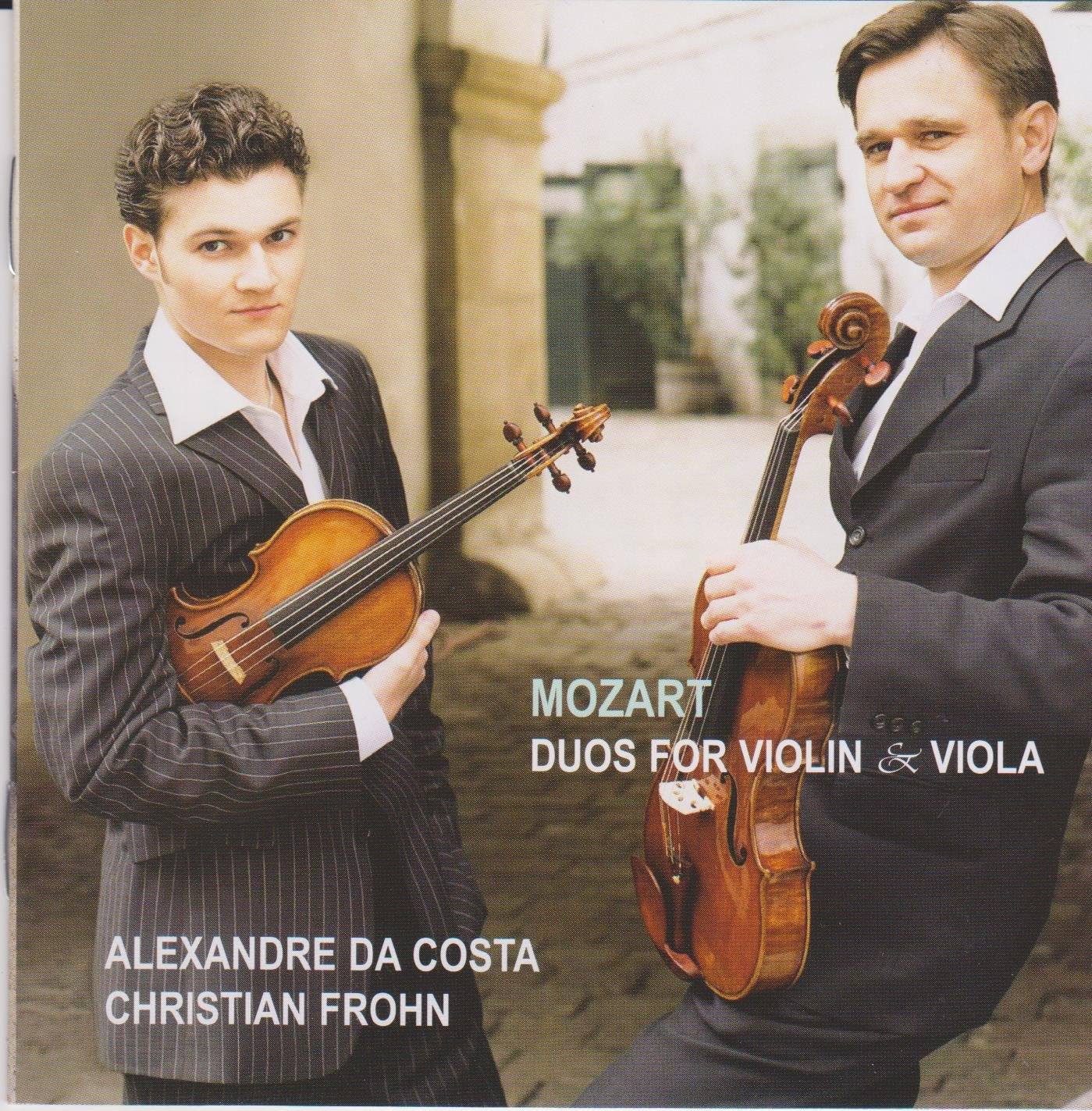 Alexandre Da Costa & Christian Frohn / Mozart: Duos For Violin & Viola - CD