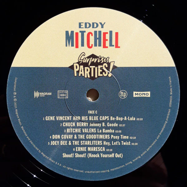 Eddy Mitchell / Ses Plus Belles Chansons Et Leur Version Américaine - 2xLP, Album, Comp, Mono (M/M) - Image 5