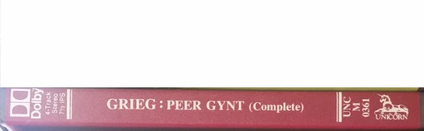 Edvard Grieg / Peer Gynt (Premier Recording Of The Complete Music For Ibsen's Dramatic Poem) - Reel, 4tr Stereo, 7" Reel, Album, RE, Dol (VG/VG) - Image 5