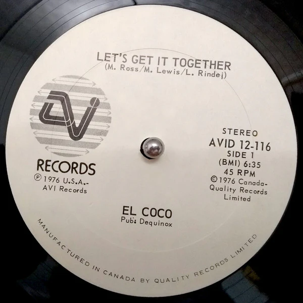El Coco / Let's Get It Together - 12" LP Used