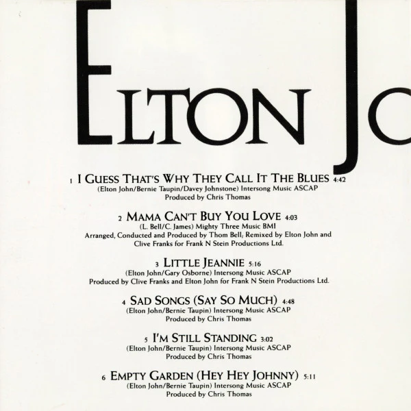 Elton John / Elton John's Greatest Hits Volume III, 1979-1987 - CD, Comp, DAD (VG+/VG+) - Image 5
