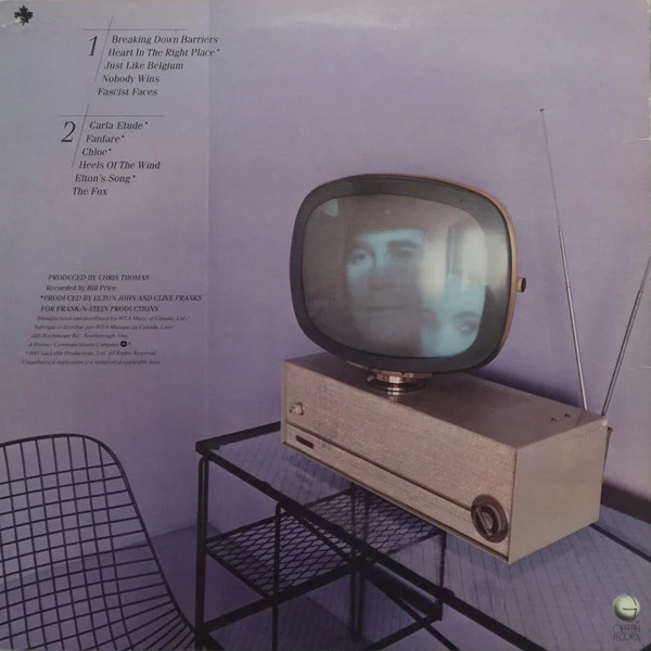 Elton John / The Fox - LP, Album, Qua (VG/VG) - Image 2