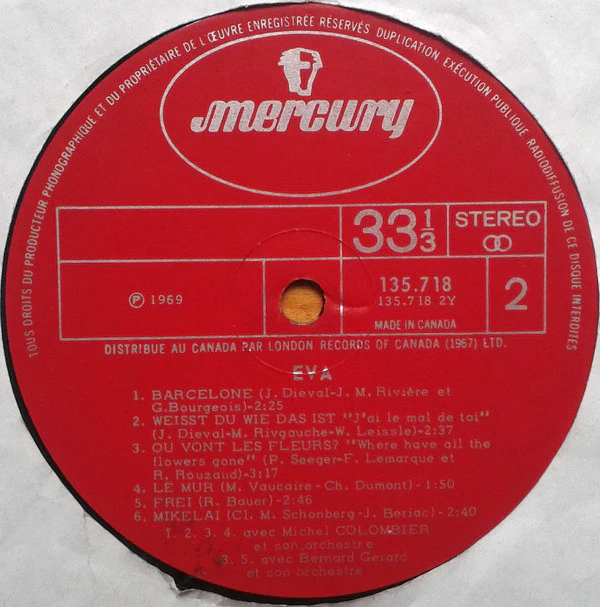 Eva / Eva - LP, Album, RE (VG+/VG+) - Image 4