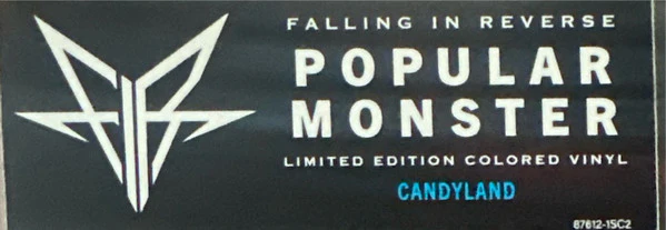 Falling In Reverse / Popular Monster - LP, Ltd, Blu (M/M) - Image 2
