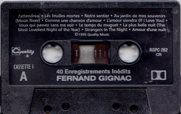 Fernand Gignac / Tendrement Vôtre - 2xCass, Comp (VG/VG) - Image 4