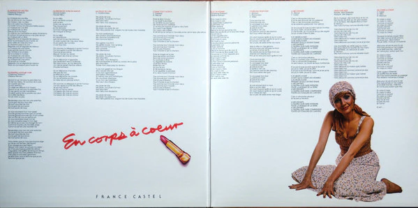 France Castel / En Corps À Cœur - LP, Album, Gat (VG+/VG+) - Image 2